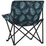 Campingstühle mit faltbarer Tasche, 2 Stück, Blättermuster. von , Gartenstühle - Ref: Foro24-366555, Preis: 59,08 €, Rabatt: %