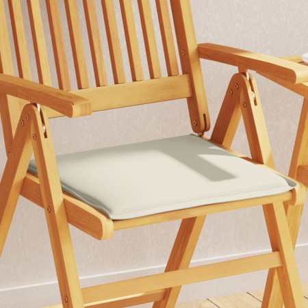 Cojines de asiento de jardín cuadrados 4 uds crema 45x45x2 cm by , Cushions for chairs and sofas - Ref: Foro24-847729, Price:...