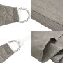 Toldo de vela rectangular HDPE gris claro 160 g/m² 2x5 m von , Sonnenschirme - Ref: Foro24-4001978, Preis: 33,95 €, Rabatt: %