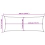 Toldo de vela rectangular HDPE gris claro 160 g/m² 2x5 m von , Sonnenschirme - Ref: Foro24-4001978, Preis: 33,95 €, Rabatt: %