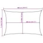 Toldo de vela rectangular HDPE gris claro 160 g/m² 3x4 m by , Umbrellas - Ref: Foro24-4001984, Price: 32,08 €, Discount: %