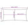 Toldo de vela rectangular HDPE gris claro 160 g/m² 3x5 m by , Umbrellas - Ref: Foro24-4001986, Price: 34,41 €, Discount: %