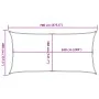 Toldo de vela rectangular HDPE gris claro 160 g/m² 4x7 m by , Umbrellas - Ref: Foro24-4001992, Price: 59,75 €, Discount: %