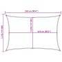Toldo de vela rectangular HDPE arena 160 g/m² 2x2,5 m by , Umbrellas - Ref: Foro24-4002028, Price: 22,28 €, Discount: %