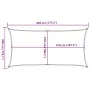 Rechteckiges HDPE-Segel-Sonnendach in Sandfarbe, 160 g/m², 3x4,5 m. von , Sonnenschirme - Ref: Foro24-4002040, Preis: 35,61 €...