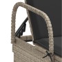 Liegestühle mit Kissen, 2 Stück, aus hellem grauem Kunststoff-Rattan. von , Liegen - Ref: Foro24-3261439, Preis: 318,68 €, Ra...