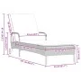 Tumbonas con cojines 2 unidades ratán sintético gris claro by , Loungers - Ref: Foro24-3261439, Price: 333,37 €, Discount: %