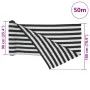Grau-anthrazit und weißes HDPE-Privatsphärennetz 1,8x50 m 75 g/m² von , Sonnenschirme - Ref: Foro24-4003664, Preis: 50,38 €, ...