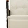 Mesita y sillas con cojines 3 piezas ratán sintético negro by , Garden sets - Ref: Foro24-365678, Price: 278,78 €, Discount: %