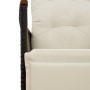 Mesita y sillas con cojines 3 piezas ratán sintético negro by , Garden sets - Ref: Foro24-365678, Price: 243,59 €, Discount: %