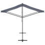 Toldo de pie tela y acero azul y blanco 300x300 cm de , Sombrillas - Ref: Foro24-368931, Precio: 291,33 €, Descuento: %