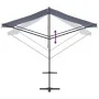 Toldo de pie tela y acero azul y blanco 300x300 cm de , Sombrillas - Ref: Foro24-368931, Precio: 261,09 €, Descuento: %