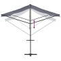 Toldo de pie tela y acero azul y blanco 500x300 cm de , Sombrillas - Ref: Foro24-368933, Precio: 278,07 €, Descuento: %
