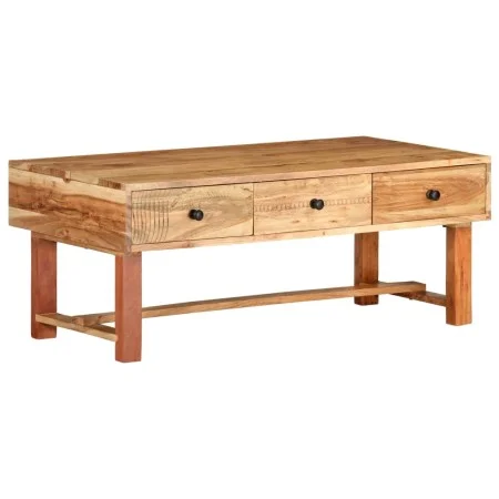 Solid acacia wood coffee table 100x50x40 cm by vidaXL, Coffee table - Ref: Foro24-322669, Price: 109,82 €, Discount: %