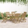 Sillas jardín plegables 6 uds madera maciza acacia 54,5x58x90cm by , Garden chairs - Ref: Foro24-3214230, Price: 310,21 €, Di...