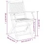 Faltbare Gartenstühle, 6 Stück Massivholz Akazie, 54,5x58x90cm. von , Gartenstühle - Ref: Foro24-3214230, Preis: 292,53 €, Ra...
