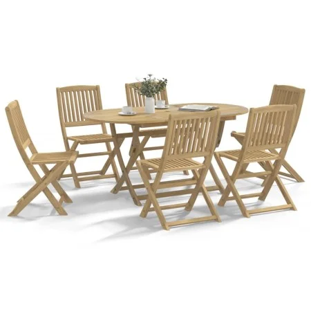 Sillas de jardín plegables 6 uds madera acacia 48,5x57x90 cm de , Sillas de jardín - Ref: Foro24-3214232, Precio: 277,65 €, D...
