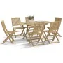 Sillas de jardín plegables 6 uds madera acacia 48,5x57x90 cm de , Sillas de jardín - Ref: Foro24-3214232, Precio: 277,65 €, D...