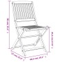 Faltbare Gartenstühle 6 Stück Akazienholz 48,5x57x90 cm von , Gartenstühle - Ref: Foro24-3214232, Preis: 292,95 €, Rabatt: %