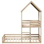 Cama con techo madera maciza de pino 90x200 cm de , Camas y somieres - Ref: Foro24-3282390, Precio: 330,32 €, Descuento: %