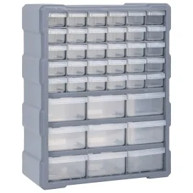 Multi-drawer organizer with 39 drawers 38x16x47 cm by vidaXL, Toolboxes - Ref: Foro24-147586, Price: 51,32 €, Discount: %