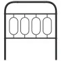 Cabecero de metal negro 90 cm de , Cabeceros y pies de cama - Ref: Foro24-377145, Precio: 33,23 €, Descuento: %