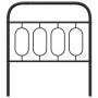 Schwarzes Metallkopfteil 90 cm von , Kopf- und Fußteile - Ref: Foro24-377145, Preis: 33,69 €, Rabatt: %