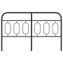Cabecero de metal negro 150 cm de , Cabeceros y pies de cama - Ref: Foro24-377151, Precio: 42,89 €, Descuento: %