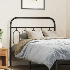 Schwarzes Metallkopfteil 107 cm von , Kopf- und Fußteile - Ref: Foro24-377147, Preis: 37,11 €, Rabatt: %