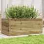 Jardinera de madera de pino impregnada 110x60x46 cm by , Pots and planters - Ref: Foro24-3282463, Price: 175,87 €, Discount: %