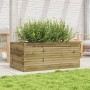Jardinera de madera de pino impregnada 110x60x46 cm by , Pots and planters - Ref: Foro24-3282463, Price: 175,87 €, Discount: %