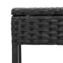 Tumbonas con mesita 2 unidades ratán sintético negro von , Liegen - Ref: Foro24-4002710, Preis: 267,88 €, Rabatt: %