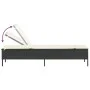 Tumbona con cojín ratán sintético negro de , Tumbonas - Ref: Foro24-4002719, Precio: 149,69 €, Descuento: %