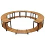Solid acacia wood whirlpool bathtub surround 273x53 cm by vidaXL, Pool and spa accessories - Ref: Foro24-310091, Price: 806,8...
