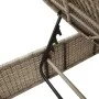 Tumbona con cojín y mesita ratán sintético gris claro von , Liegen - Ref: Foro24-4002733, Preis: 174,08 €, Rabatt: %