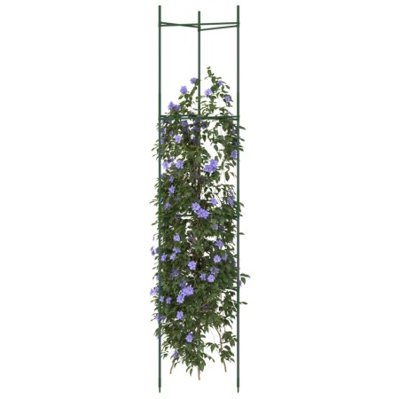 Tutor para tomates 2 unidades acero y PP 154 cm by , Pot stands - Ref: Foro24-4009285, Price: 33,01 €, Discount: %
