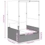 Doppel-Liegestuhl mit Dach und Vorhängen aus synthetischem Rattan in Beige. von , Liegen - Ref: Foro24-4002759, Preis: 229,68...