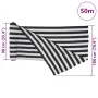 Grau-anthrazit-weißes HDPE-Privatsphärennetz 1,8x50 m 195 g/m² von , Sonnenschirme - Ref: Foro24-4003700, Preis: 135,17 €, Ra...