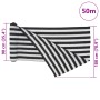 Grau-anthrazit-weißes HDPE-Privatsphärennetz 1,8x50 m 195 g/m² von , Sonnenschirme - Ref: Foro24-4003700, Preis: 137,30 €, Ra...