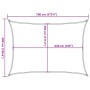 Rechteckiges HDPE-Segel in Sandfarbe, 160 g/m², 5x7 m. von , Sonnenschirme - Ref: Foro24-4002049, Preis: 74,06 €, Rabatt: %