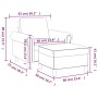 Sillón con taburete terciopelo marrón 60 cm de , Sofás - Ref: Foro24-3201212, Precio: 222,04 €, Descuento: %