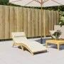 Oxford Stoff Sonnenliege Kissen cremefarben 180x60x3 cm von , Kissen für Stühle und Sofas - Ref: Foro24-361854, Preis: 42,62 ...