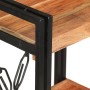 Estantería de 3 niveles de madera maciza de acacia 60x30x80 cm by , Bookcases and shelves - Ref: Foro24-320613, Price: 122,36...