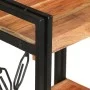 Massives Akazienholzregal mit 3 Ebenen, 60x30x80 cm. von , Bücherregale und Regale - Ref: Foro24-320613, Preis: 120,14 €, Rab...