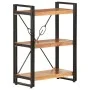 Massives Akazienholzregal mit 3 Ebenen, 60x30x80 cm. von , Bücherregale und Regale - Ref: Foro24-320613, Preis: 120,14 €, Rab...
