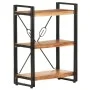Massives Akazienholzregal mit 3 Ebenen, 60x30x80 cm. von , Bücherregale und Regale - Ref: Foro24-320613, Preis: 120,14 €, Rab...