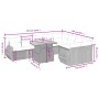 Set Gartensofas mit beigen Kissen 10 Stück synthetisches Rattan von , Gartensets - Ref: Foro24-3272354, Preis: 692,13 €, Raba...