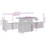Set Gartensofas mit Kissen 6 Stück synthetisches Rattan beige von , Gartensets - Ref: Foro24-3276034, Preis: 385,35 €, Rabatt: %