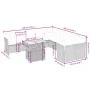 11-piece garden sofa set with beige synthetic rattan cushions by , Garden sets - Ref: Foro24-3271045, Price: 704,93 €, Discou...