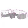 11-piece garden sofa set with beige synthetic rattan cushions by , Garden sets - Ref: Foro24-3272389, Price: 797,68 €, Discou...